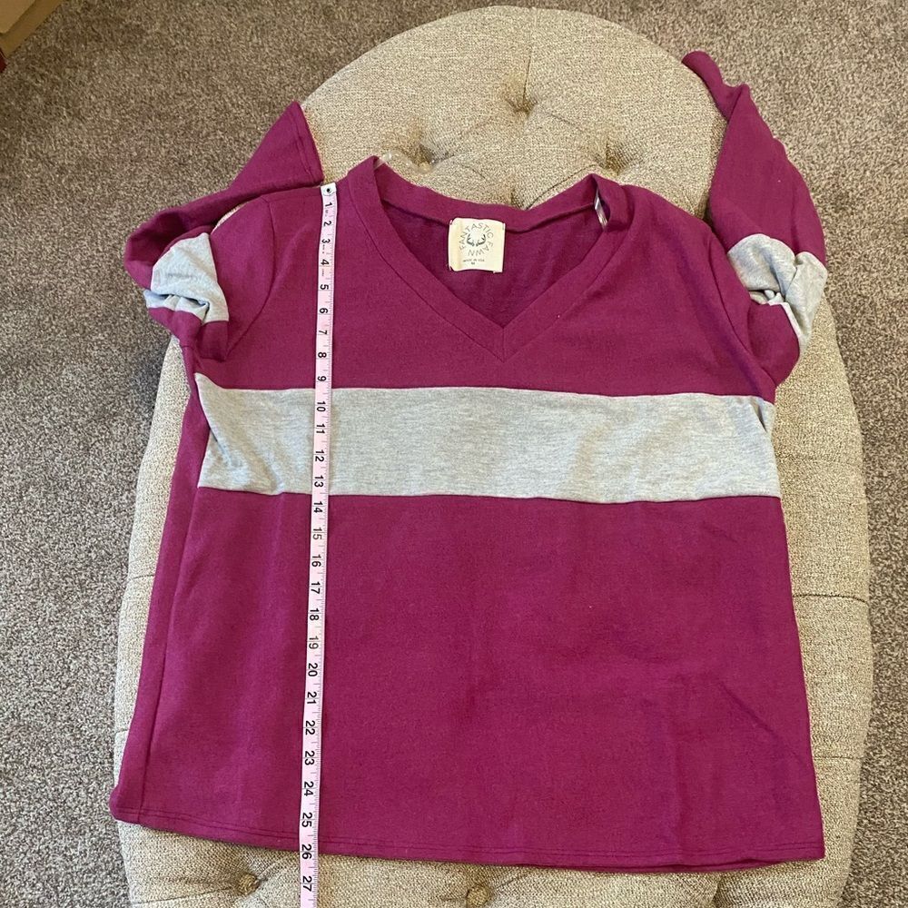 Brushed Knit Colorblock Top - Picture 16 of 16